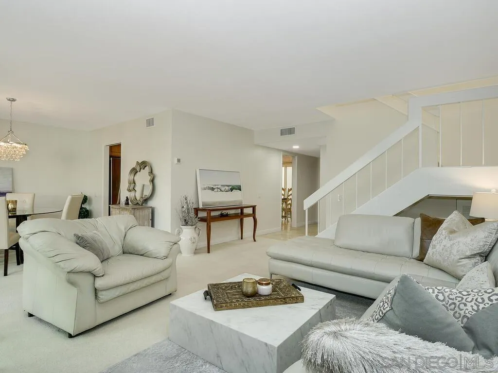 16055 Vista De Golf Rancho Santa Fe, CA 92091 - Photo 5 of 35 a living room with furniture and view of kitchen
