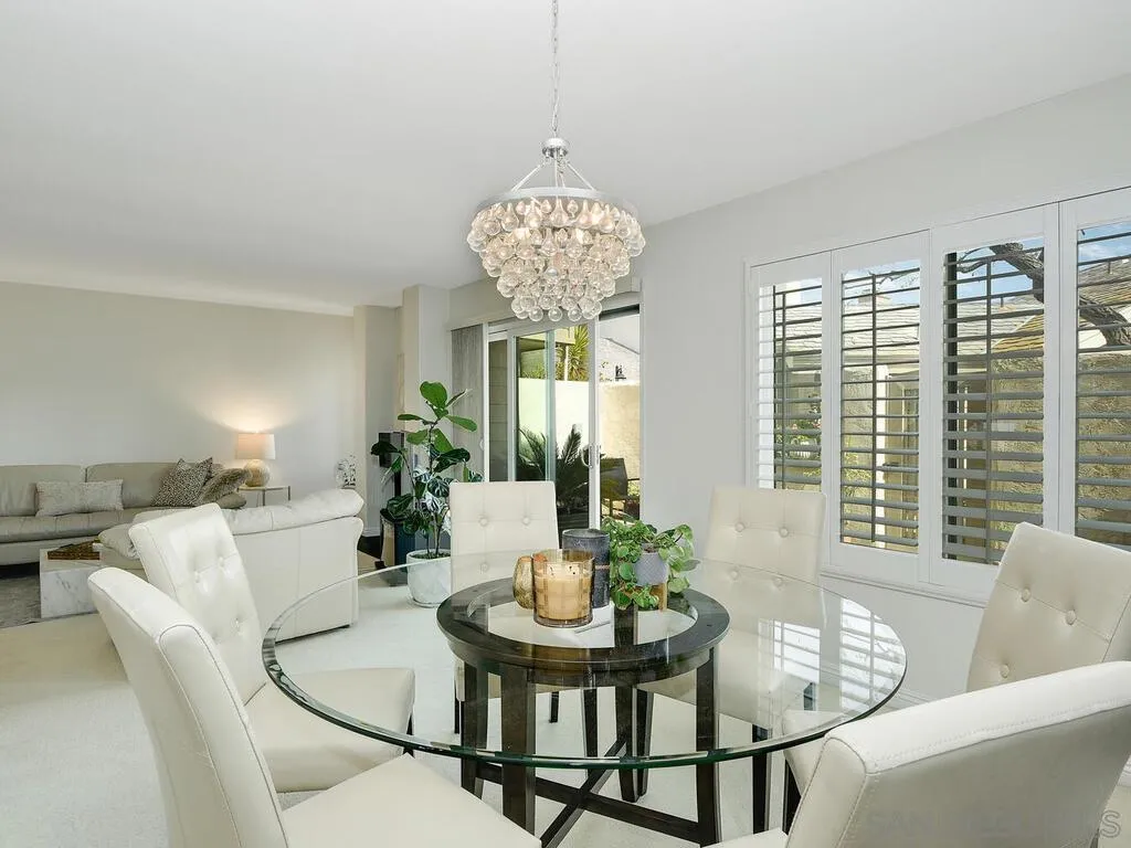 16055 Vista De Golf Rancho Santa Fe, CA 92091 - Photo 9 of 35 a view of a dining room with furniture window and outside view
