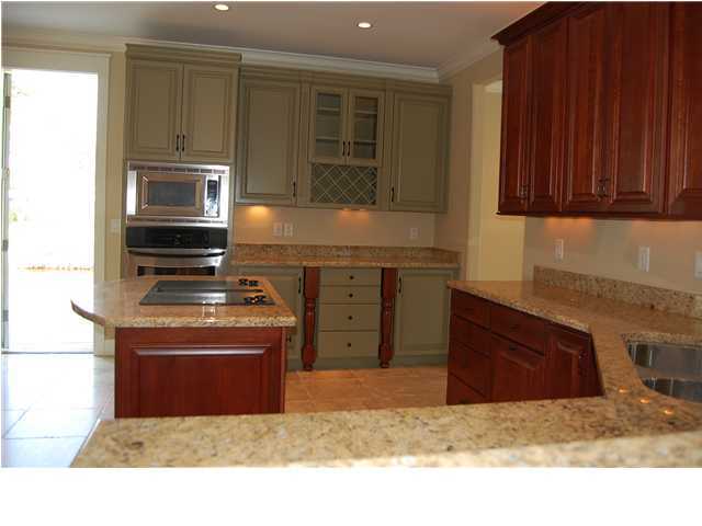 492 West Harborview Road Santa Rosa Beach, FL 32459 - Photo 13 of 16 a kitchen with stainless steel appliances granite countertop a stove a sink and a microwave