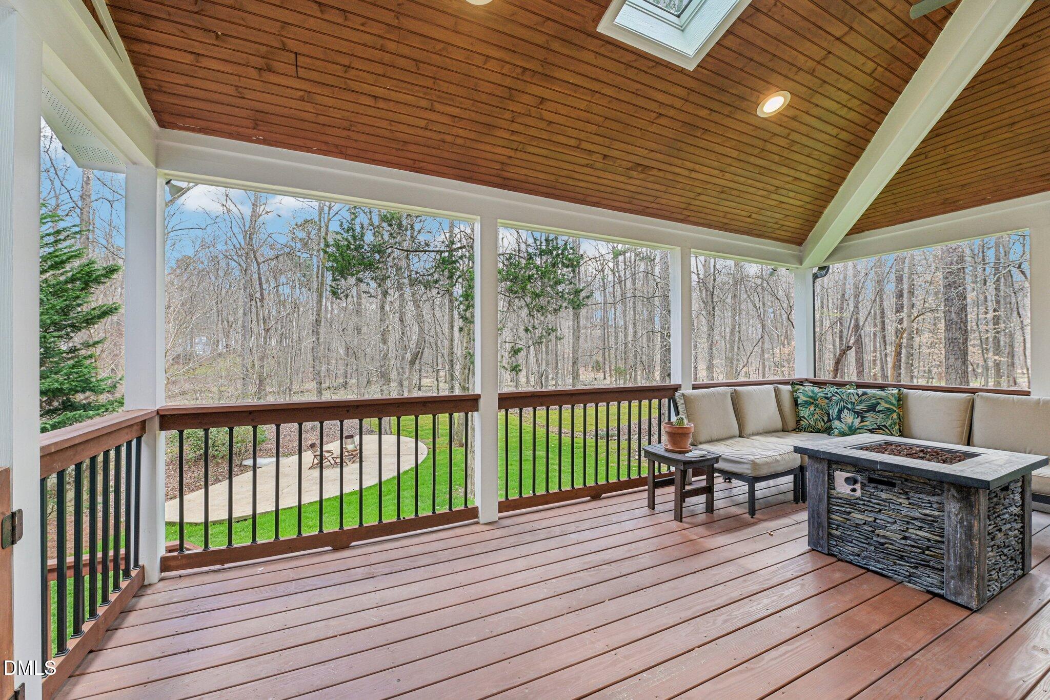 2013 Kinleys Way Raleigh, NC 27613 - Photo 45 of 68 a view of a two chairs with wooden fence