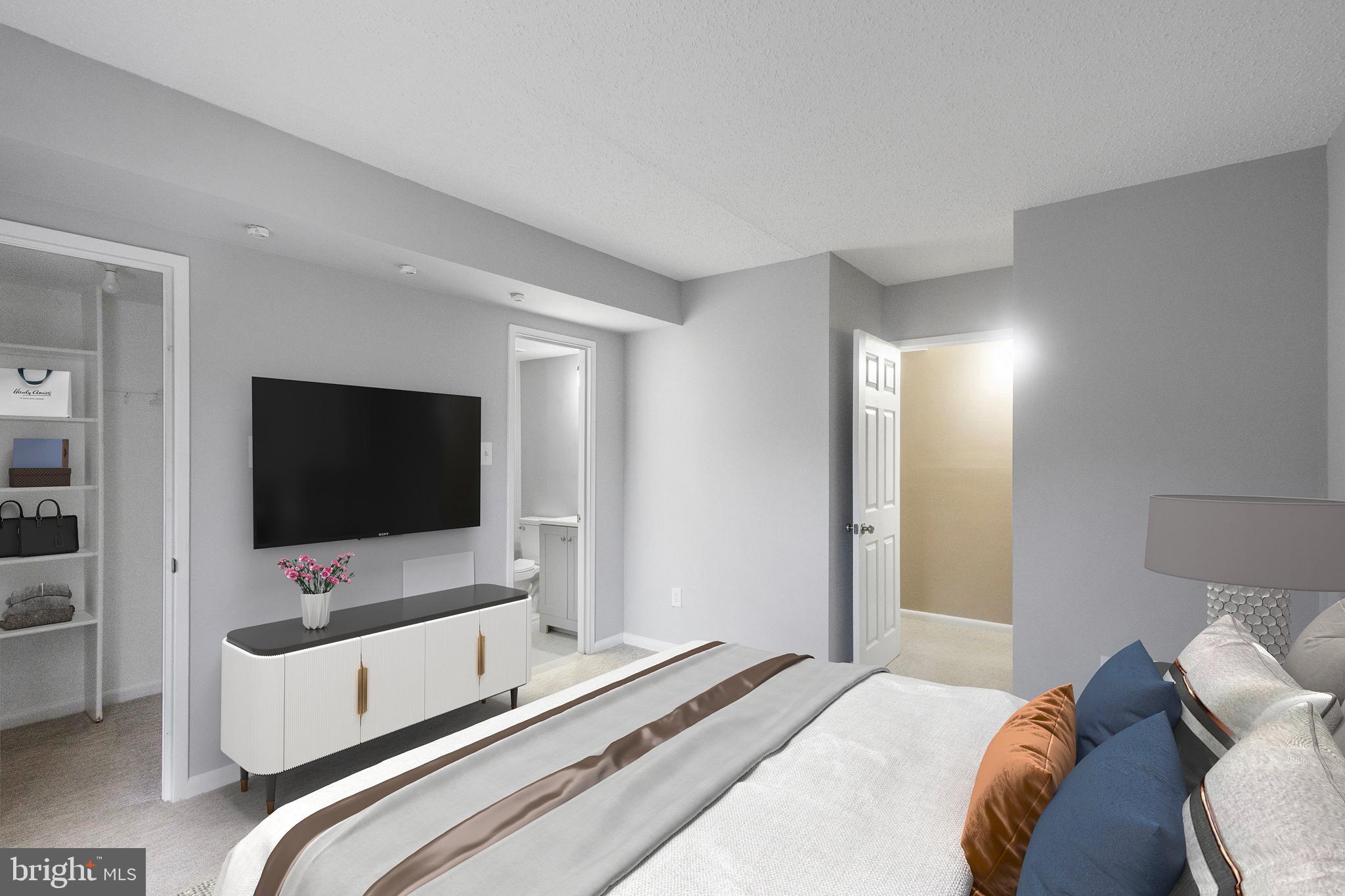 11654 Stoneview Square, Unit 94/1B Reston, VA 20191 - Photo 21 of 46 Primary Bedroom - Virtually Staged