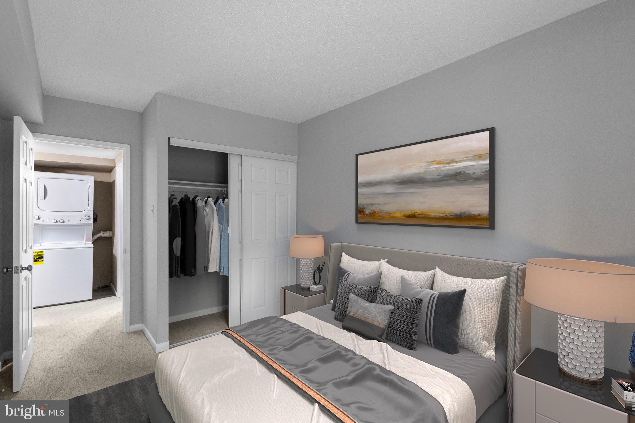 11654 Stoneview Square, Unit 94/1B Reston, VA 20191 - Photo 26 of 46 Bedroom 2 - Virtually Staged