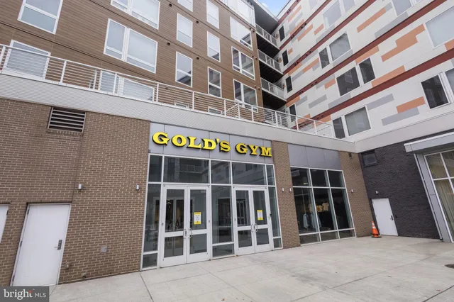 a front view of a building