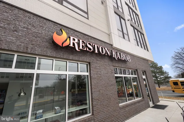 a front view of a building