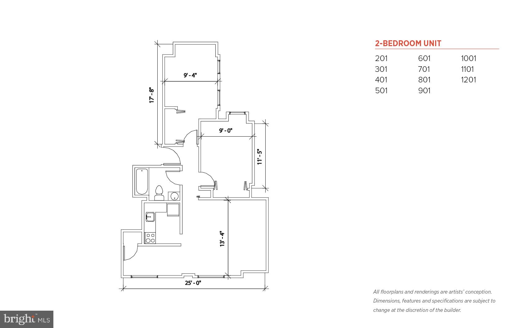 201 South 13th Street, Unit 801 Philadelphia, PA 19107 - Photo 7 of 18 a picture of floor plan