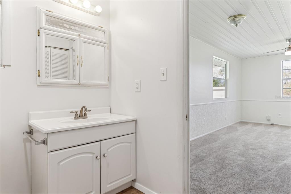33546 Chancey Road Wesley Chapel, FL 33543 - Photo 12 of 25 a bathroom with a sink vanity and mirror