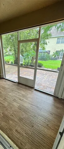 a view of an outdoor space and deck