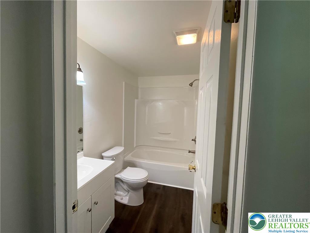 849 Weir Lake Road Kunkletown, PA 18058 - Photo 28 of 44 a bathroom with a bathtub shower sink and toilet