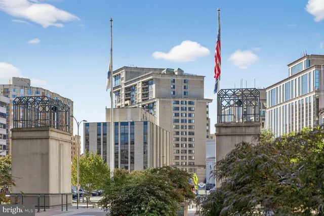a view of a building front