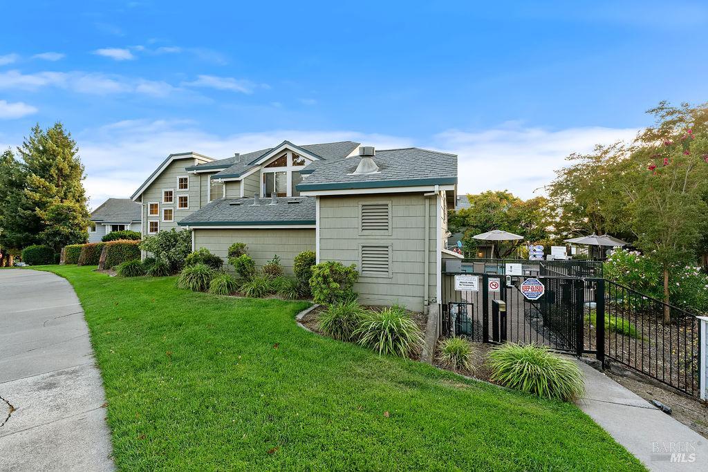 2123 Stonefield Lane Santa Rosa, CA 95403 - Photo 69 of 74 Entrance to pool & clubhouse area off of Thomas Lake Harris