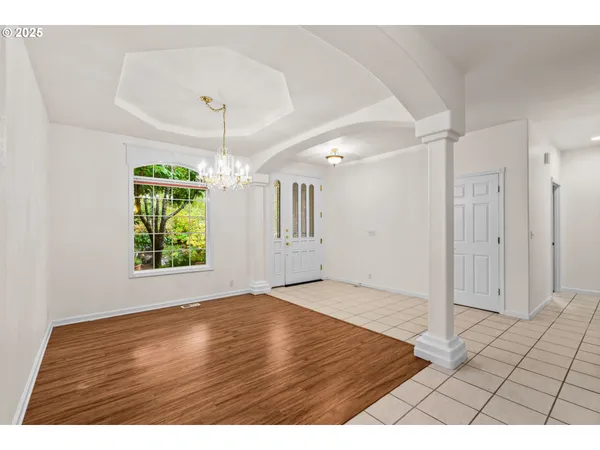 a view interior of a house and an empty room
