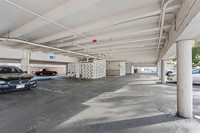 a view of parking area