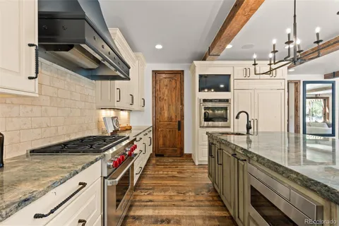 a living room with furniture fireplace and a flat screen tv