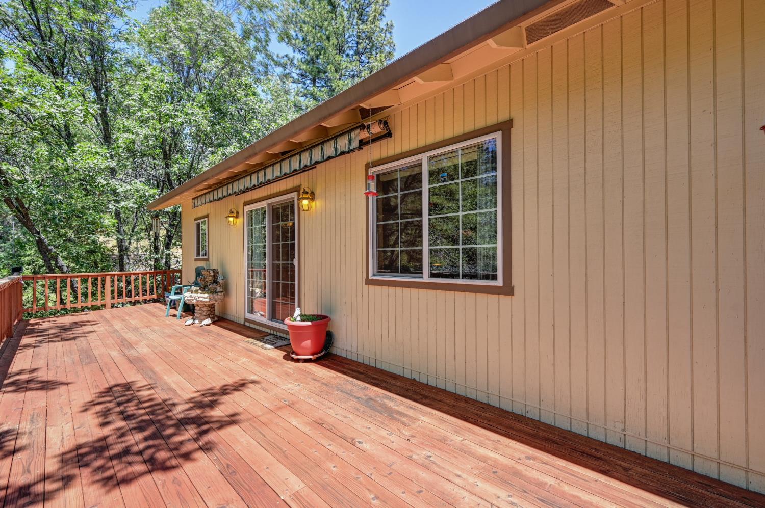 23998 Stable Road Sonora, CA 95370 - Photo 34 of 41 a view of backyard with deck area and wooden fence