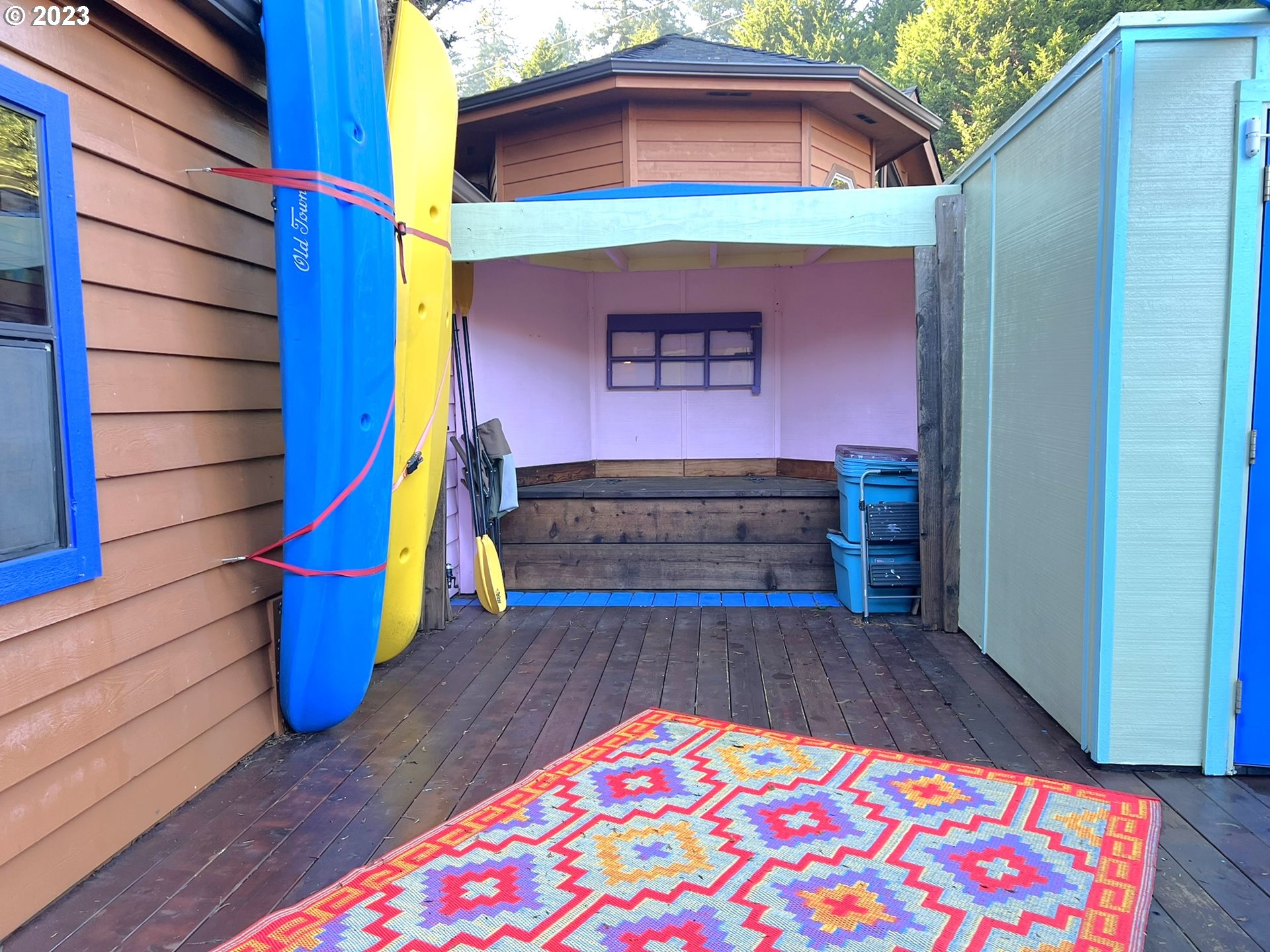 97748 North Bank Chetco River Road, Unit 15 Brookings, OR 97415 - Photo 11 of 48 a view of front door of house with wooden floor