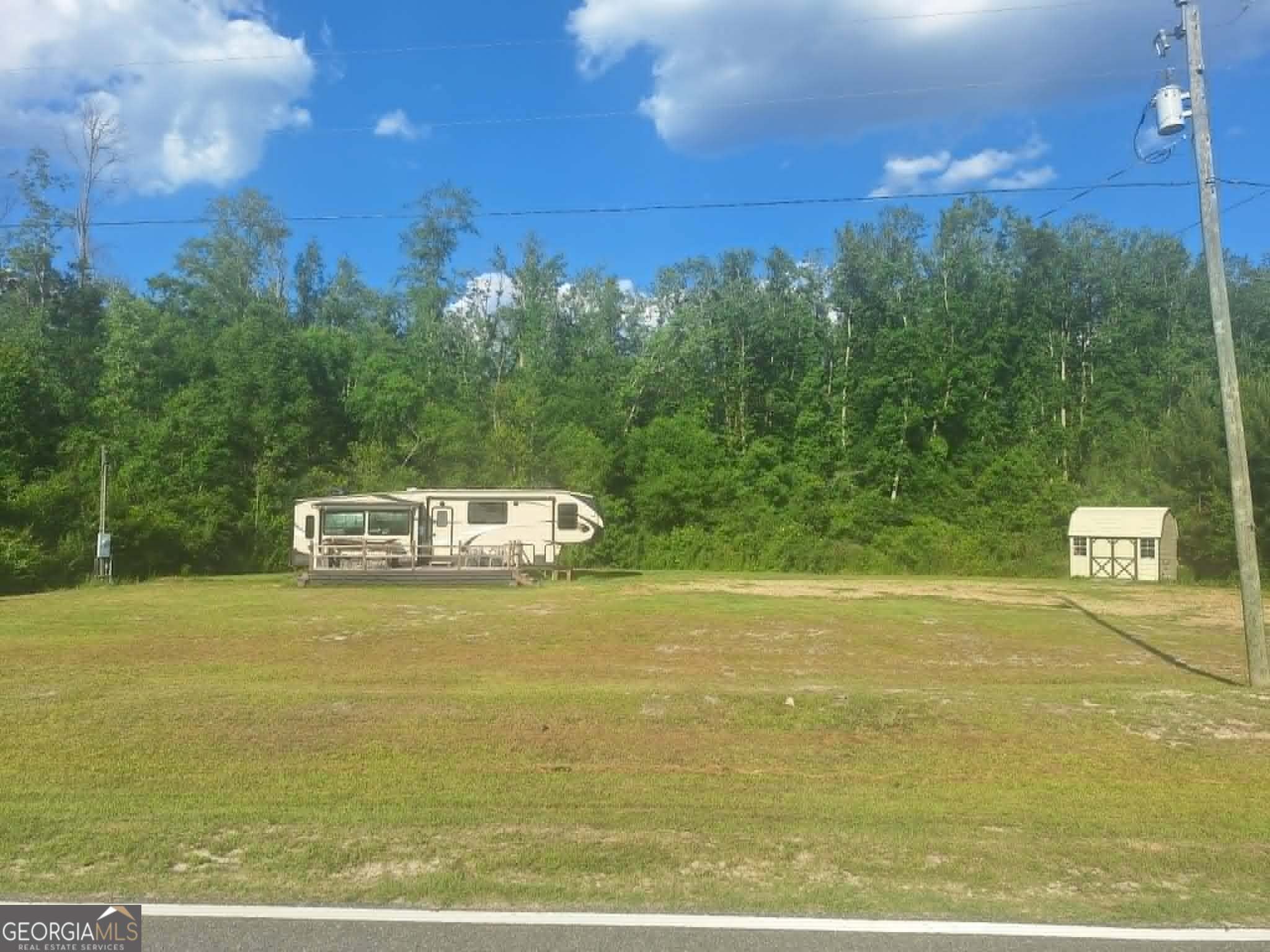 607 Prentiss Road Baxley, GA 31513 - Photo 1 of 4 a view of a big yard with palm trees