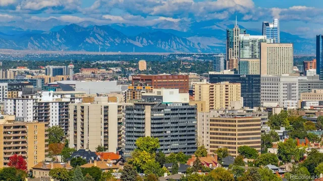 a front view of a building