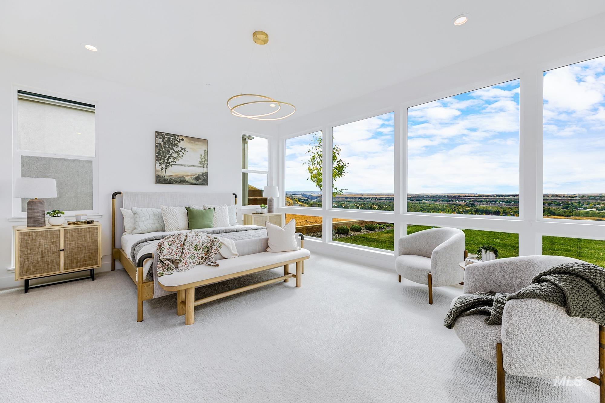 6177 East Prominence Drive Boise, ID 83716 - Photo 18 of 45 Bedroom with carpet floors and recessed lighting