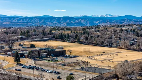 a view of a city with an ocean