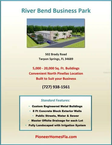 $13 | 535 Brady Road, Tarpon Springs, FL 34689