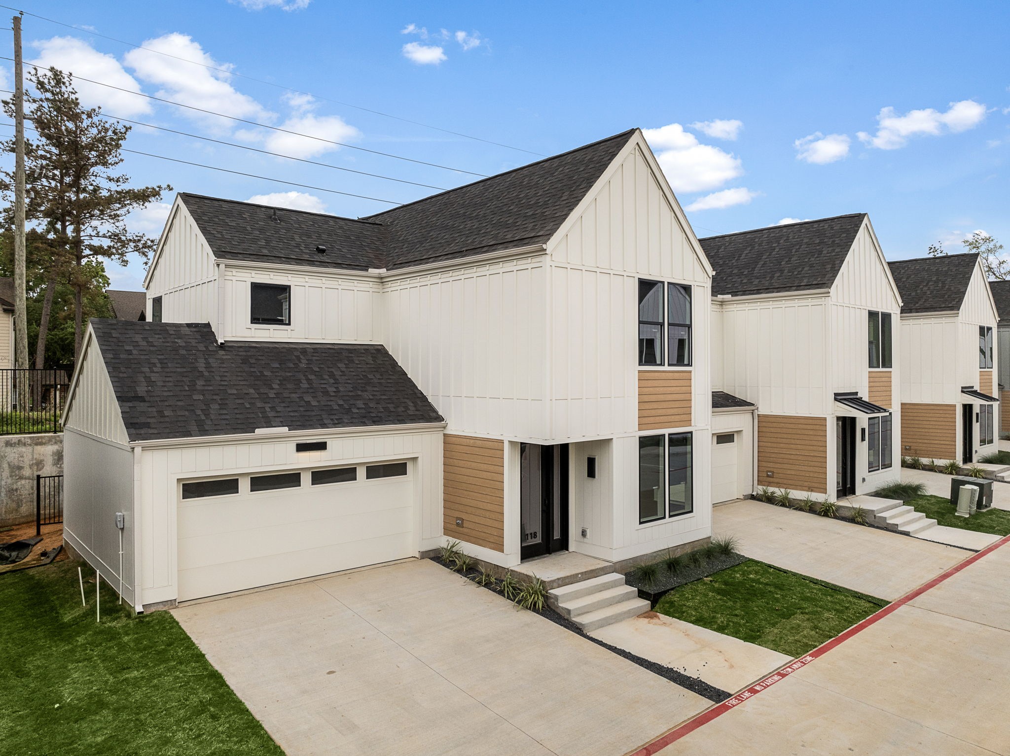a house view with a outdoor space