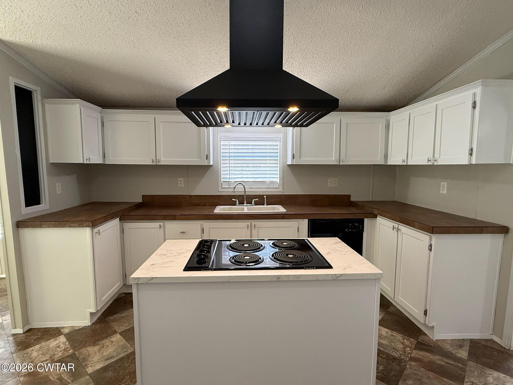 226 Massey Street Adamsville, TN 38310 - Photo 15 of 28 a kitchen with a stove and white cabinets
