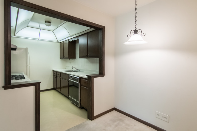 200 Thames Parkway, Unit 3G Park Ridge, IL 60068 - Photo 7 of 20 a kitchen with stainless steel appliances a stove a sink and a refrigerator