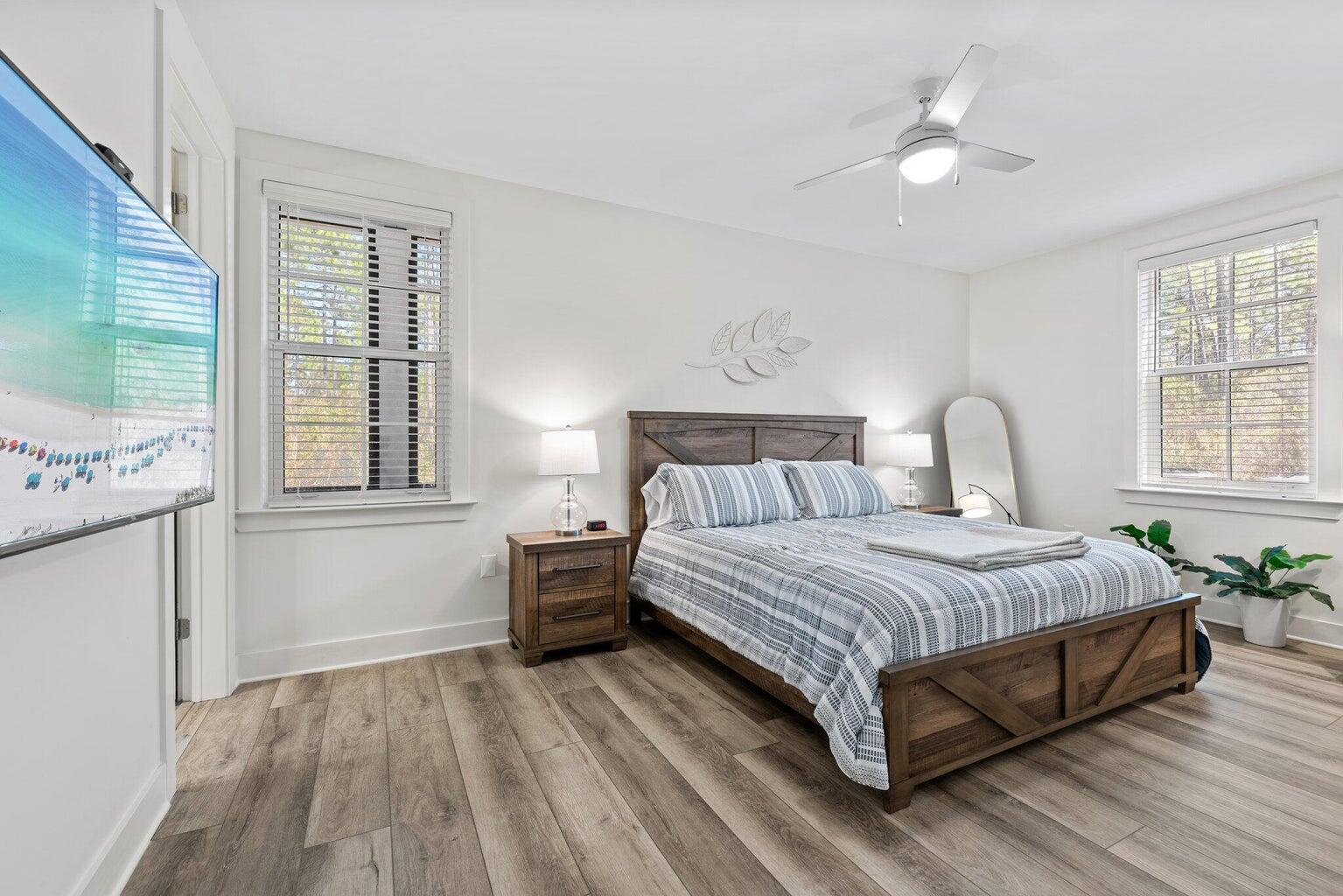 179 South County Highway 393, Unit 313 Santa Rosa Beach, FL 32459 - Photo 15 of 37 a bedroom with a bed and window