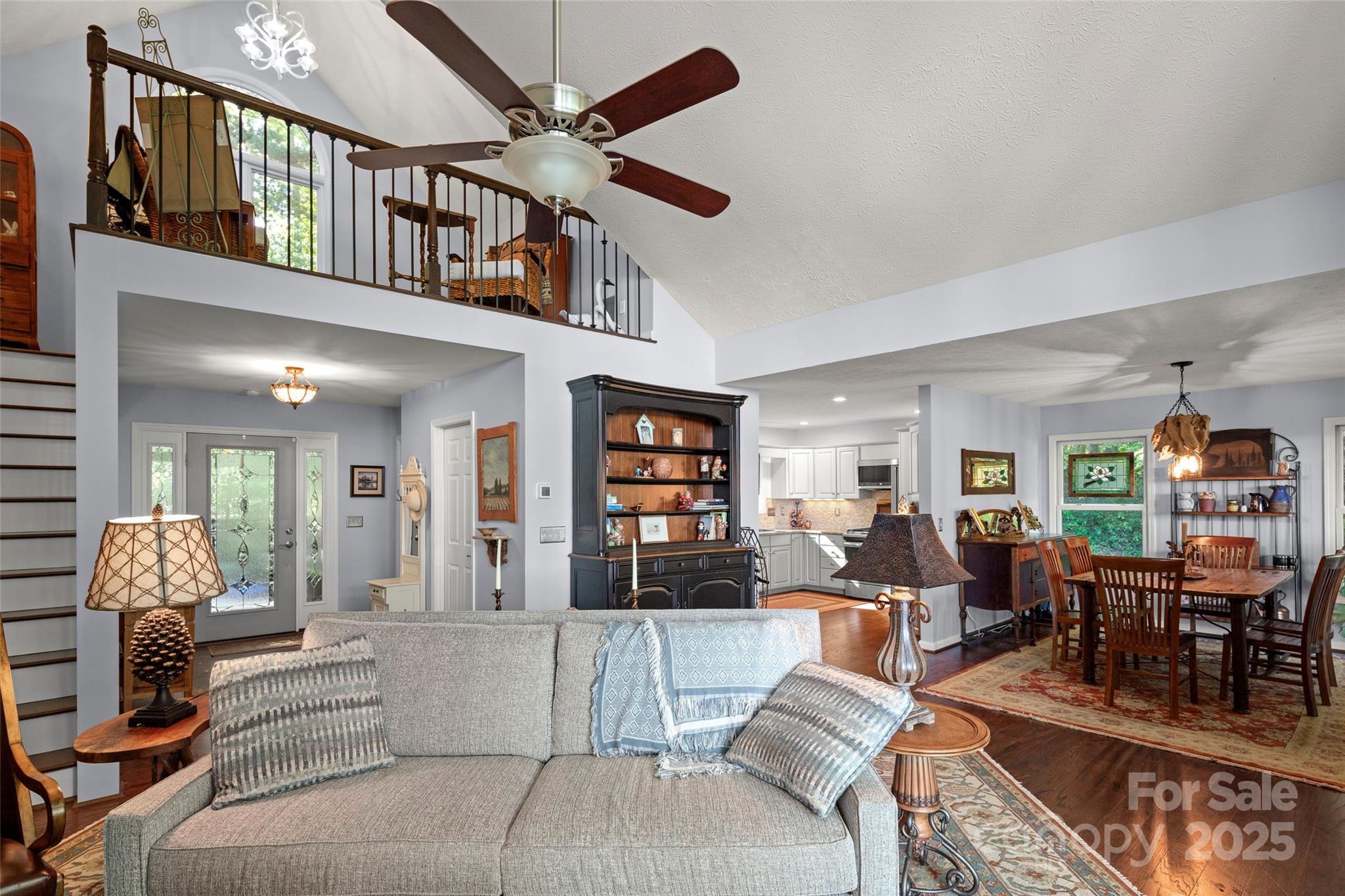 270 Ridge Drive Saluda, NC 28773 - Photo 13 of 32 a living room with furniture or couch and a dining table