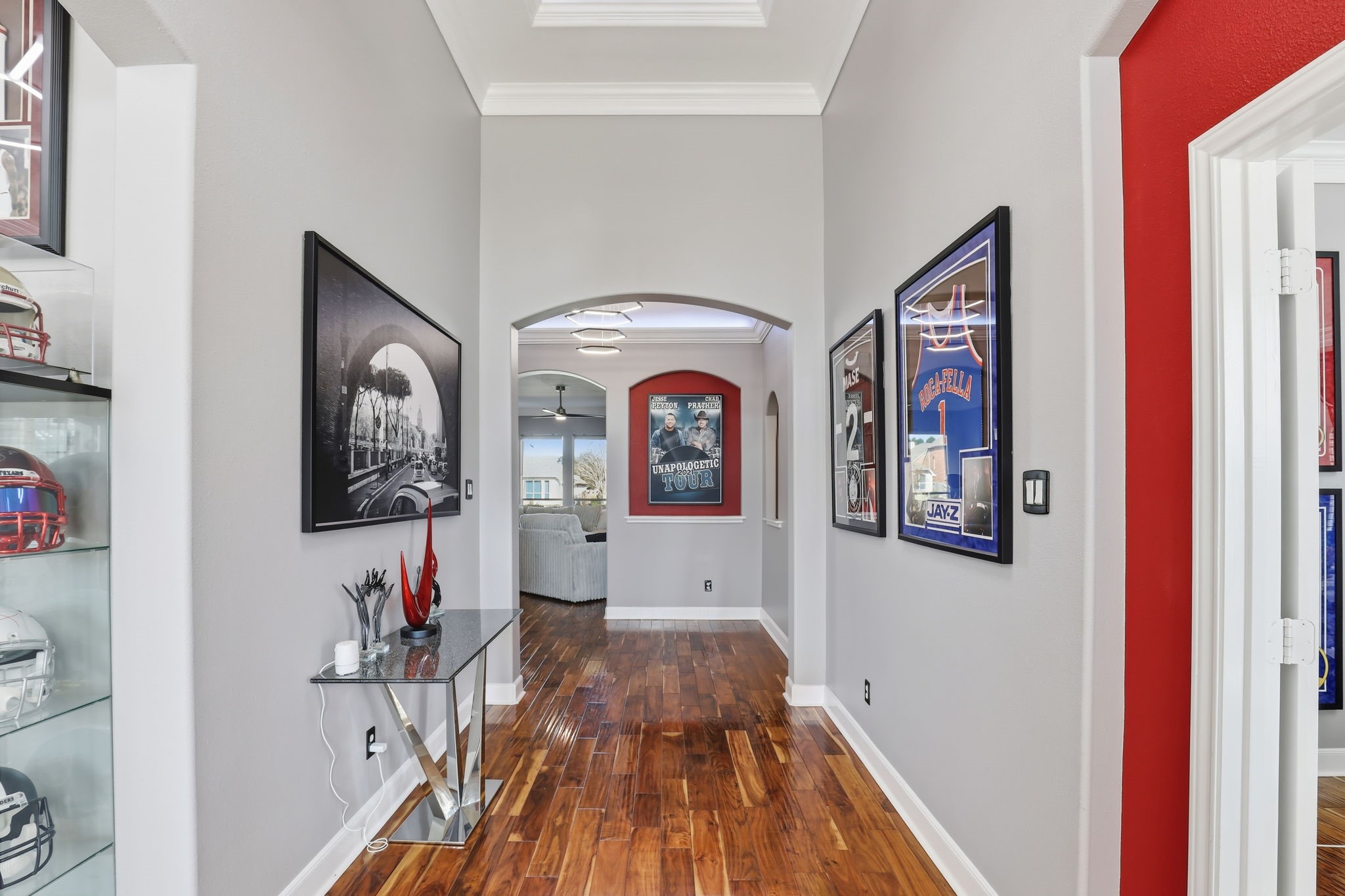 18014 Grotto Point Drive Cypress, TX 77429 - Photo 3 of 25 a view of entryway with wooden floor