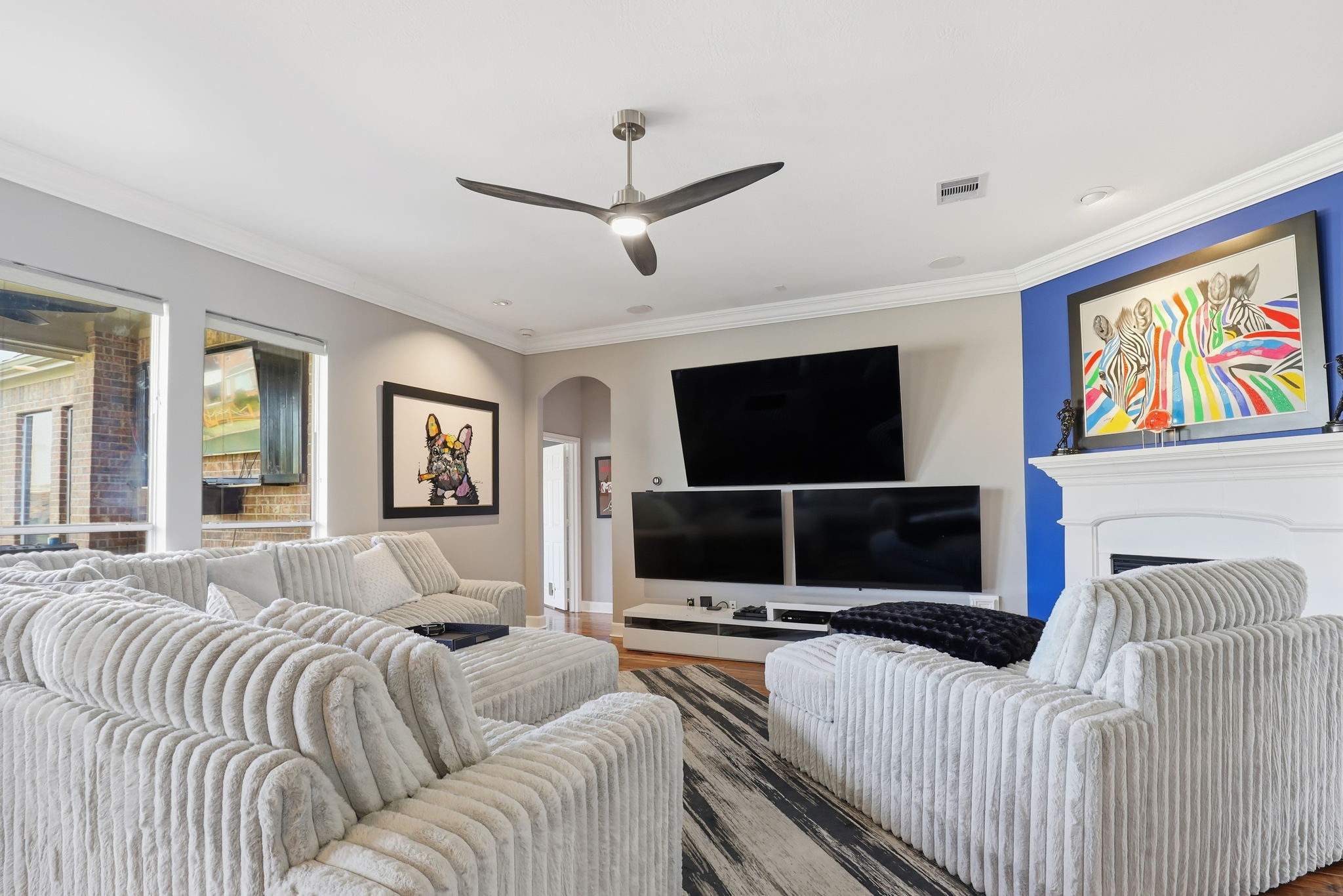 18014 Grotto Point Drive Cypress, TX 77429 - Photo 7 of 25 a bedroom with a bed and a flat screen tv