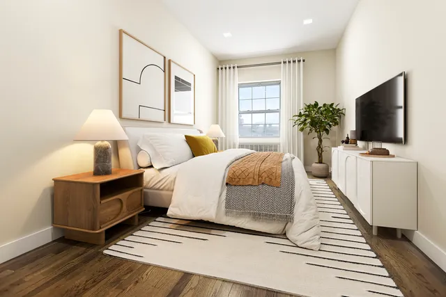a kitchen with stainless steel appliances granite countertop a sink stove and microwave