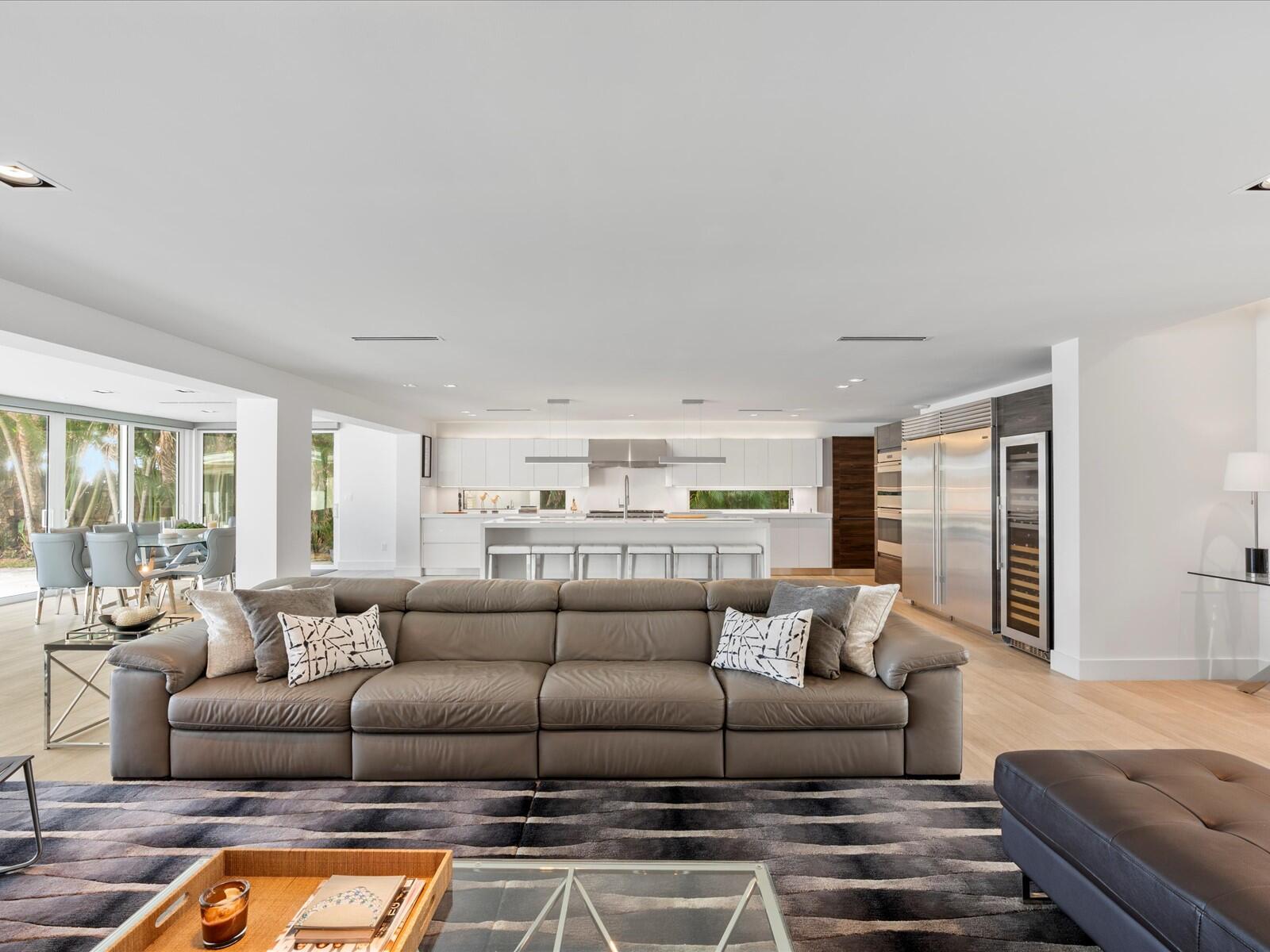 714 South Lake Drive Lantana, FL 33462 - Photo 5 of 41 a living room with furniture and a couch