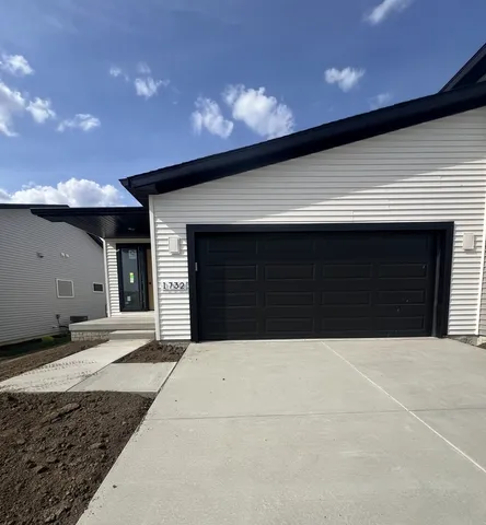 a front view of a building