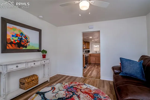 a bedroom with furniture and a couch