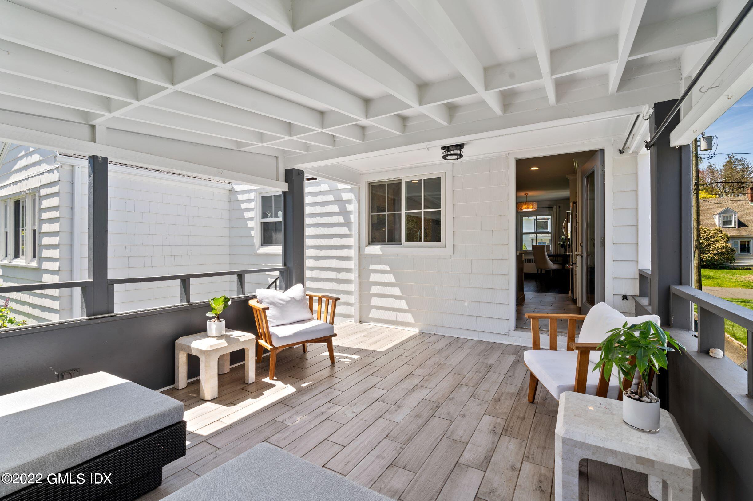 23 Manor Road Old Greenwich, CT 06870 - Photo 21 of 25 a outdoor space with furniture
