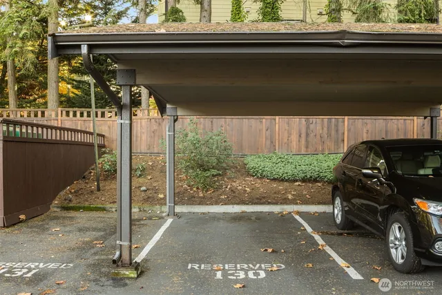 a car parked in front of a house