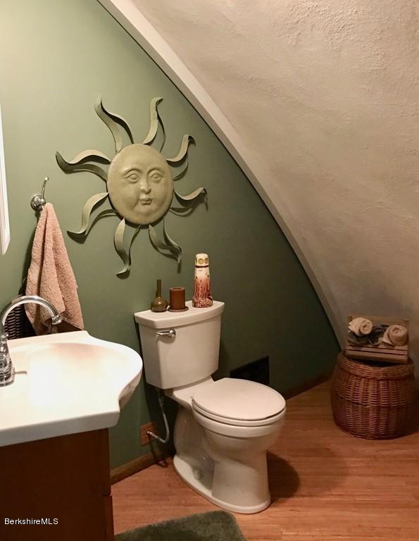 49 Forget Road Hawley, MA 01339 - Photo 23 of 30 a bathroom with a toilet a sink and a mirror