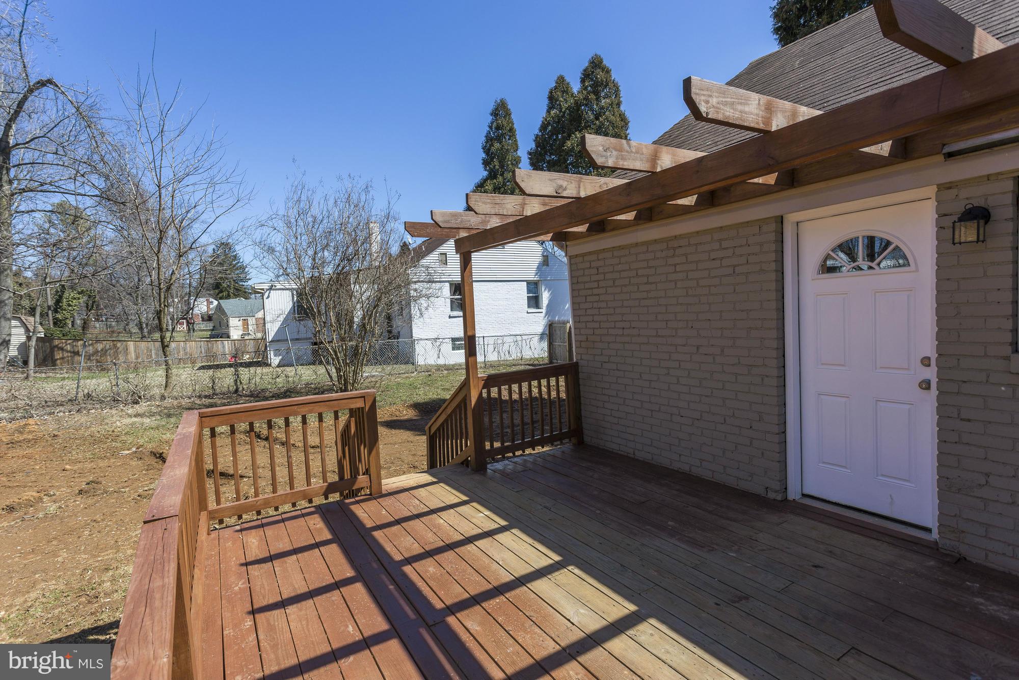 934 Milford Mill Road Baltimore, MD 21208 - Photo 22 of 27 PRIVATE REAR DECK