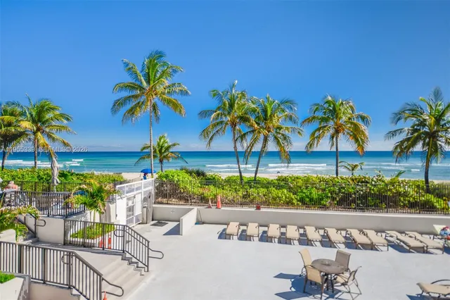 a view of an outdoor space with a patio