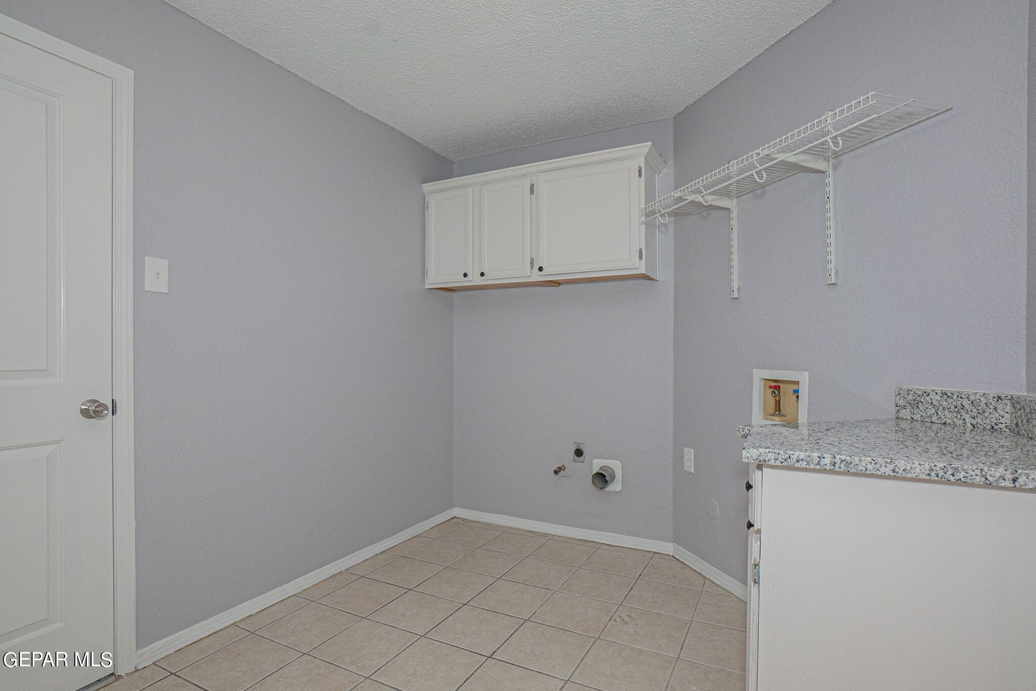 a room with cabinets