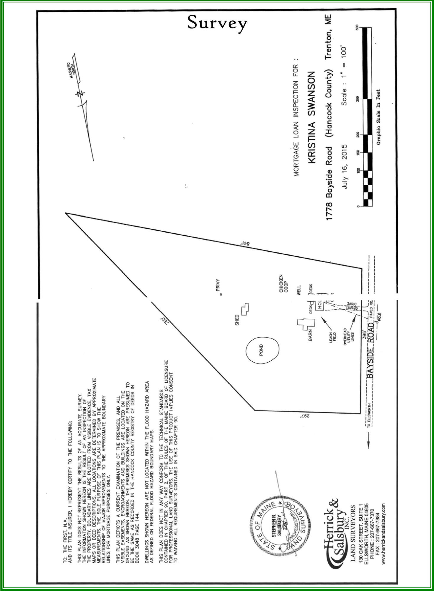 1778 Bayside Road Trenton, ME 04605 - Photo 107 of 113 Survey