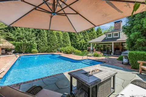 a view of outdoor space yard deck patio and outdoor kitchen