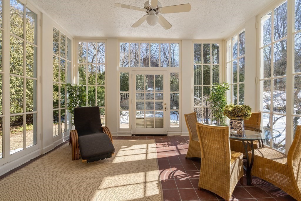 386 Commonwealth Avenue Newton, MA 02467 - Photo 7 of 28 a living room with furniture and a floor to ceiling window