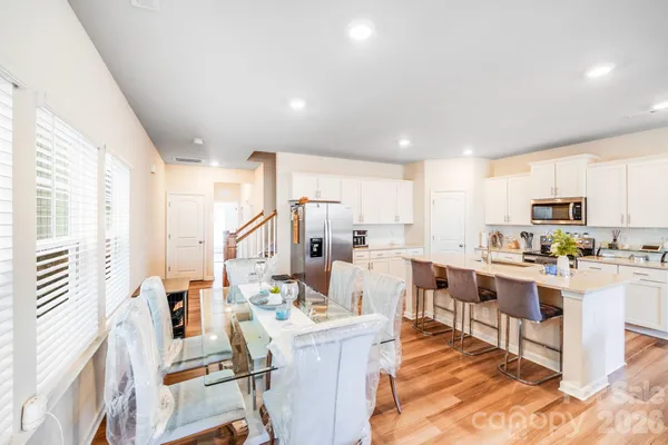 a large kitchen with lots of counter top space and appliances