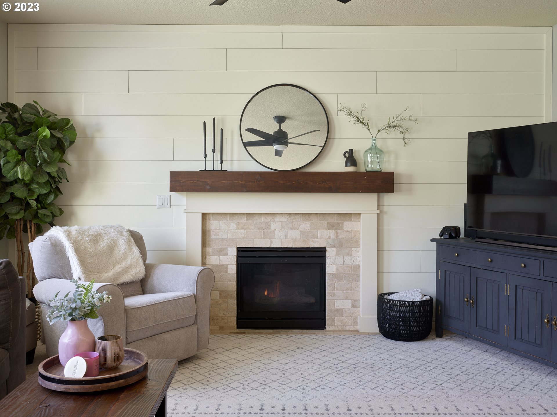 3551 North 1st Street Ridgefield, WA 98642 - Photo 7 of 38 a living room with furniture and a fireplace