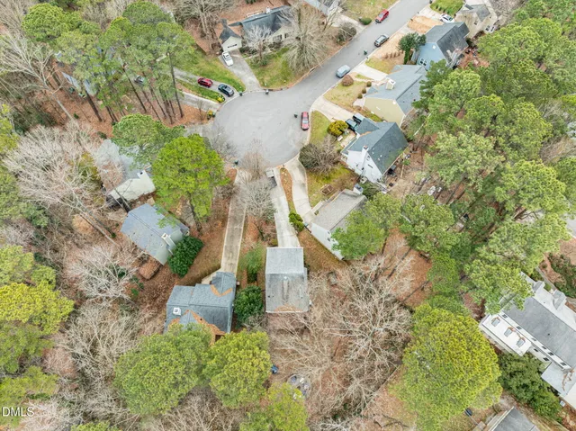 a view of a lake with a city view