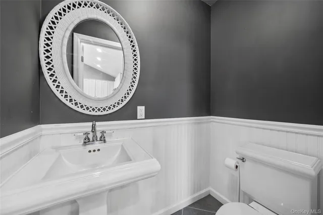 a close view of a sink in a bathroom