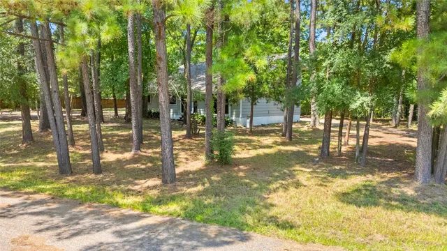 a house with trees in front of it