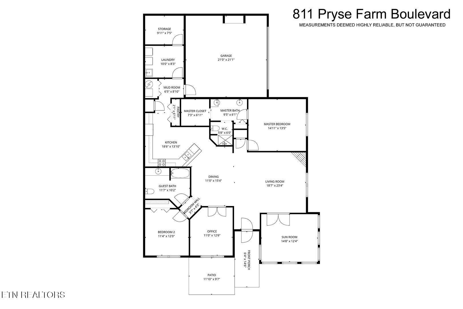 811 Pryse Farm Boulevard Knoxville, TN 37934 - Photo 42 of 42 42_PryseFarmBlvd_811_FloorPlan